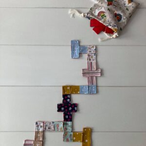 Jeu de Dominos à Motifs Colorés