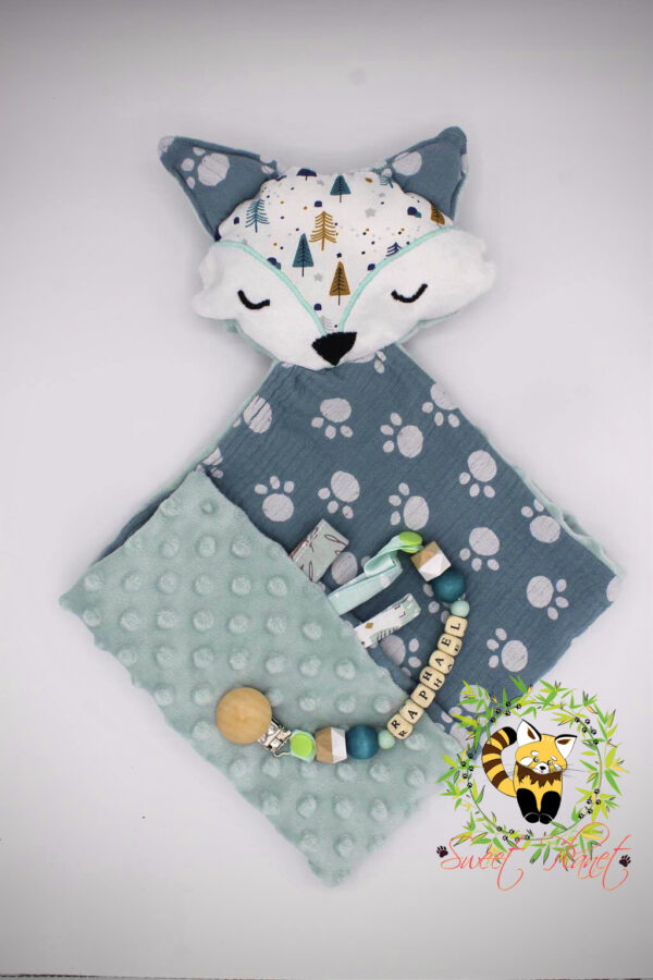 Doudou "Woody le Petit Renard" - Collection WoodLand - Image 8