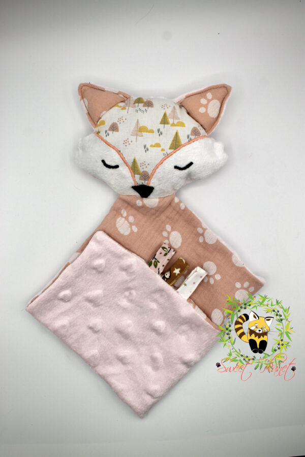 Doudou "Woody le Petit Renard" - Collection WoodLand - Image 3