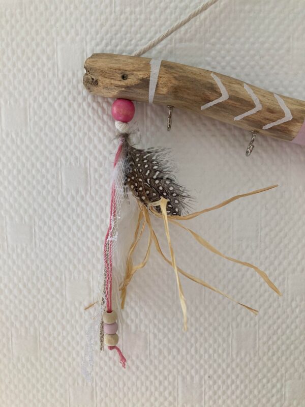 Porte bijoux en bois naturel - Modéle Unique - Image 3