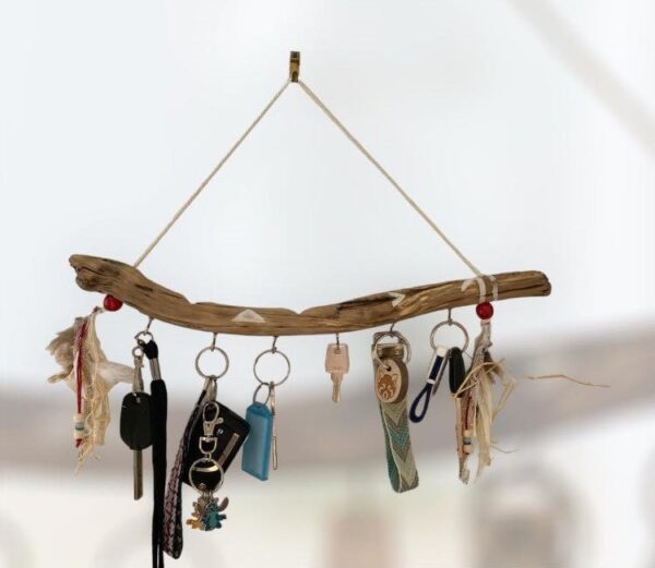 Porte bijoux en bois naturel - Modéle Unique - Image 5