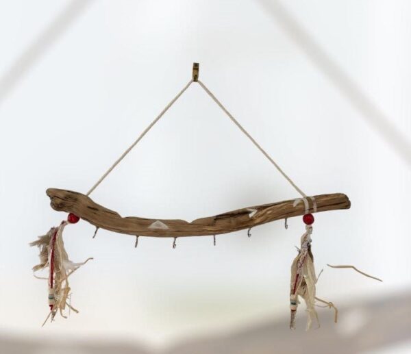 Porte bijoux en bois naturel - Modéle Unique - Image 2