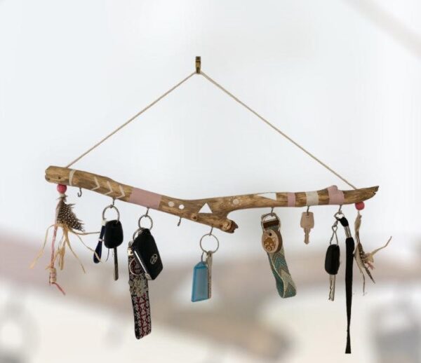 Porte bijoux en bois naturel - Modéle Unique - Image 5