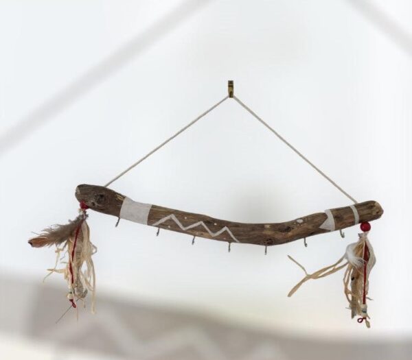 Porte bijoux en bois naturel - Modéle Unique - Image 2