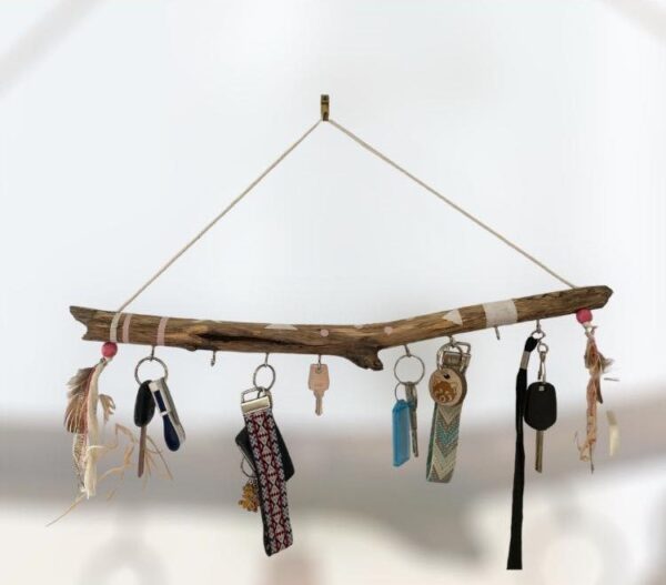 Porte bijoux en bois naturel - Modéle Unique - Image 4